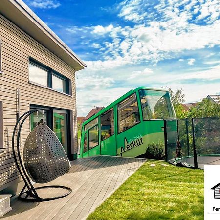 Exklusives Holzhaus Mit Bergbahn - Baden-Baden Im Schwarzwald别墅 外观 照片