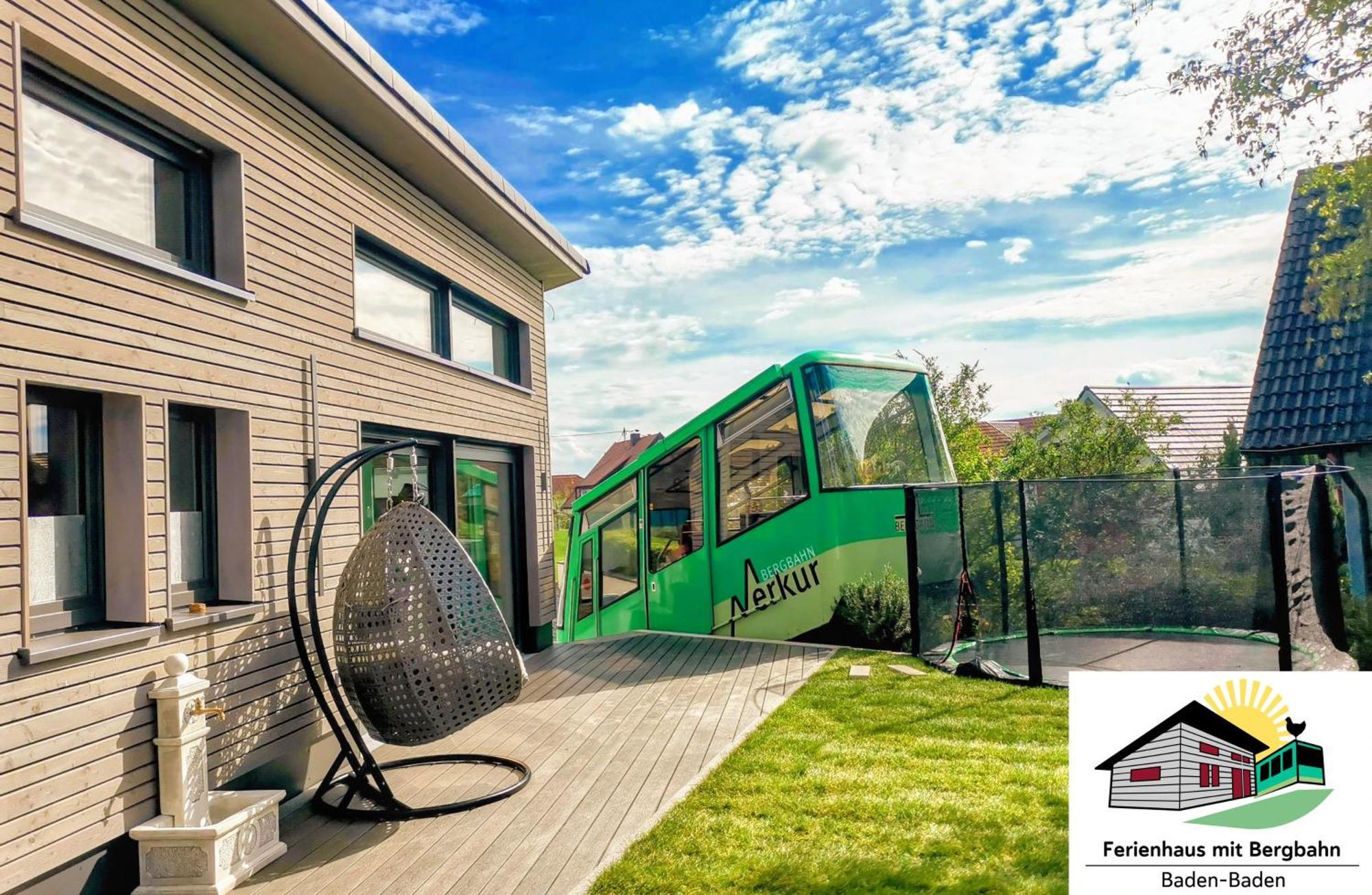 Exklusives Holzhaus Mit Bergbahn - Baden-Baden Im Schwarzwald别墅 外观 照片